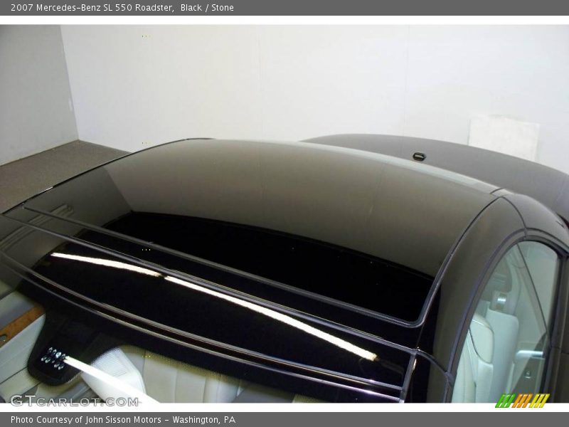 Black / Stone 2007 Mercedes-Benz SL 550 Roadster