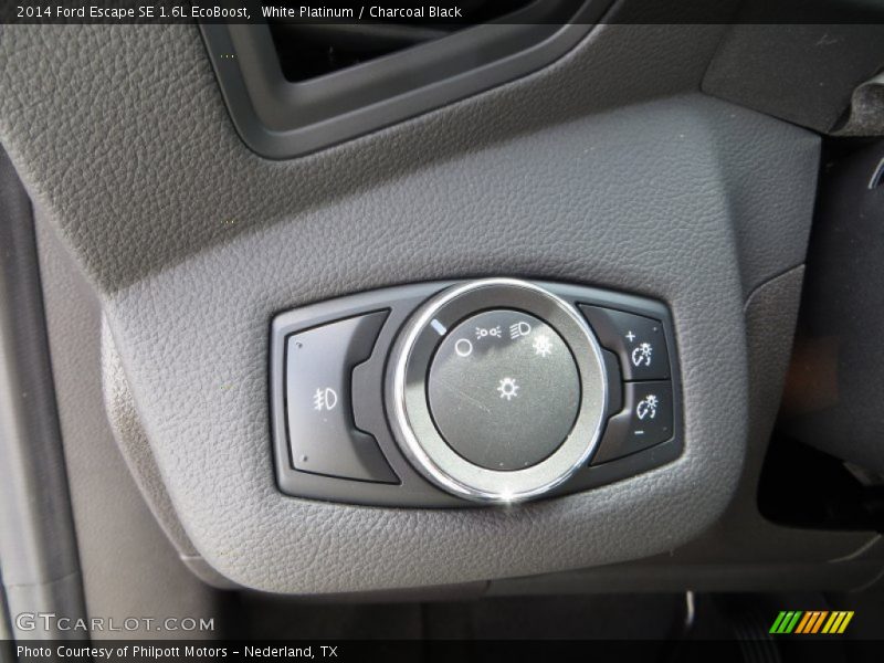 White Platinum / Charcoal Black 2014 Ford Escape SE 1.6L EcoBoost