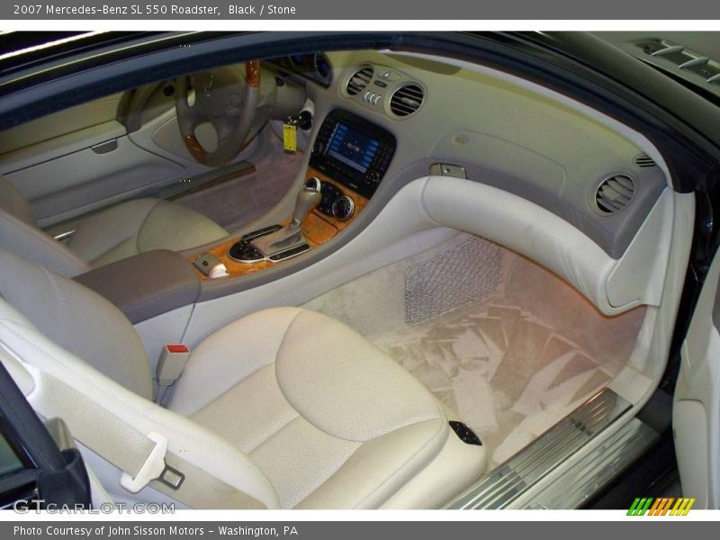 Black / Stone 2007 Mercedes-Benz SL 550 Roadster