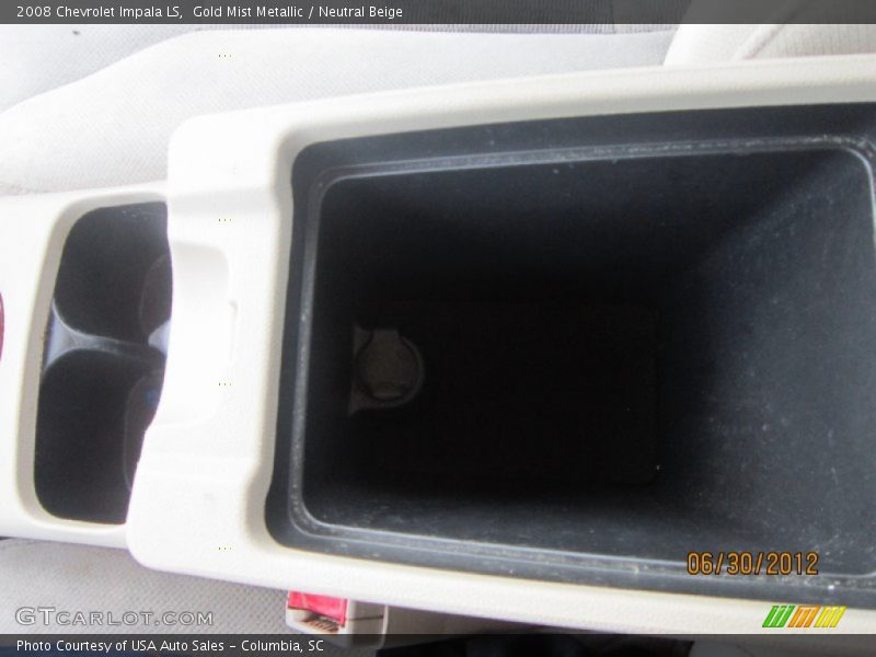 Gold Mist Metallic / Neutral Beige 2008 Chevrolet Impala LS