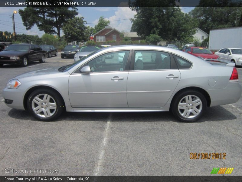 Silver Ice Metallic / Gray 2011 Chevrolet Impala LT