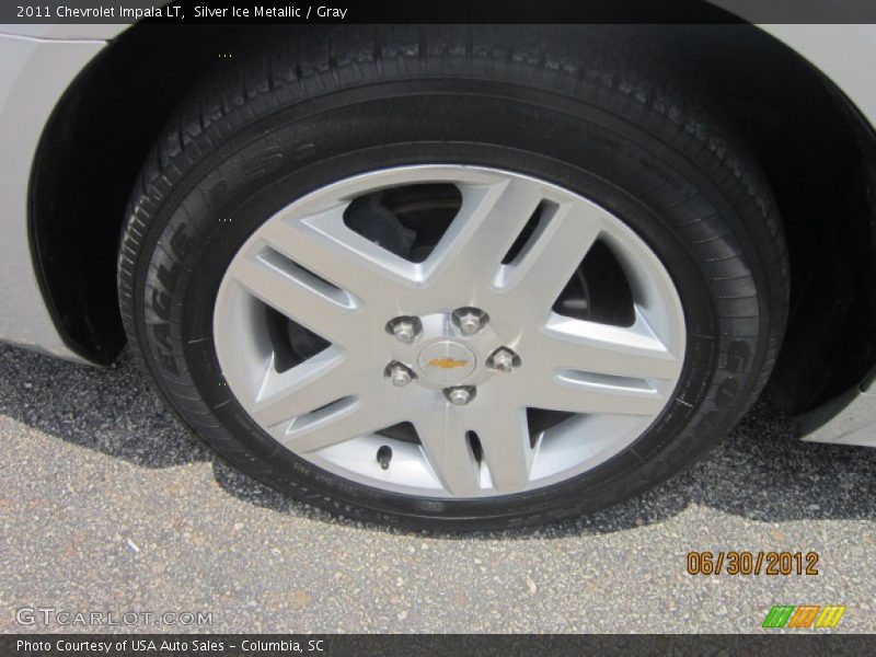 Silver Ice Metallic / Gray 2011 Chevrolet Impala LT