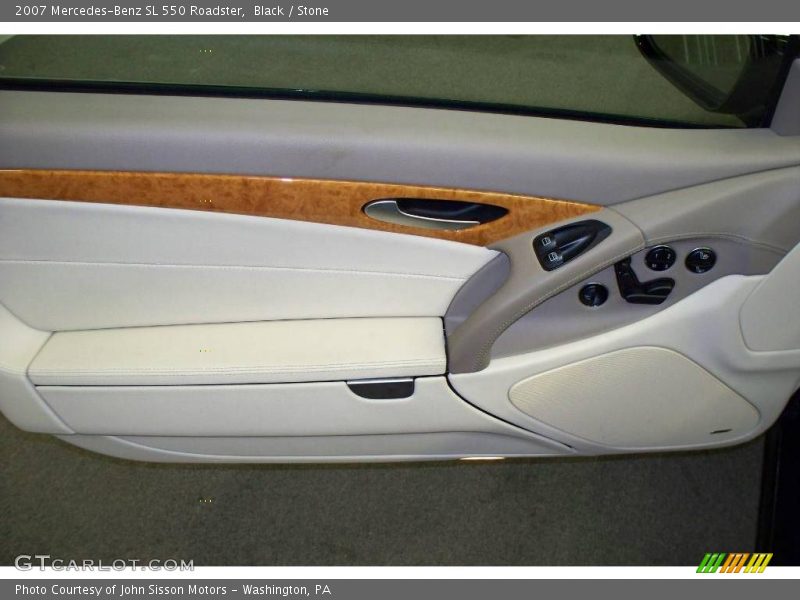 Black / Stone 2007 Mercedes-Benz SL 550 Roadster