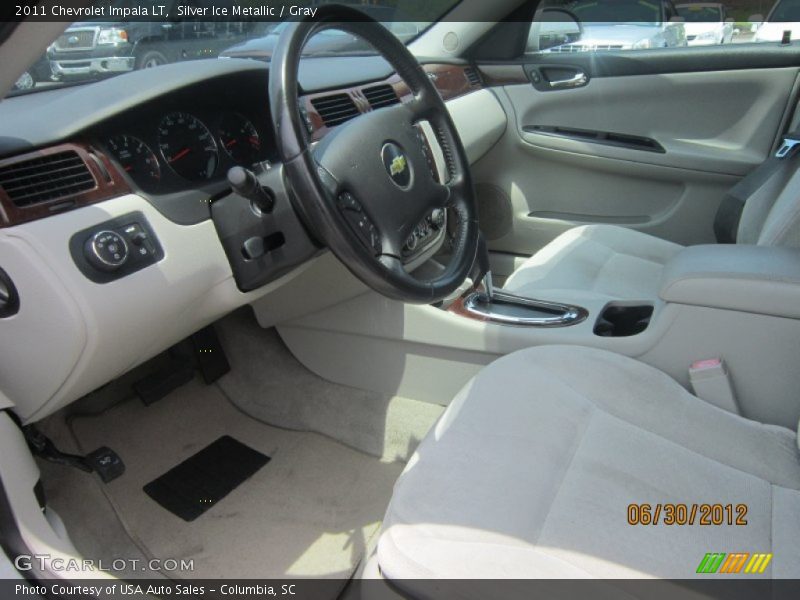 Silver Ice Metallic / Gray 2011 Chevrolet Impala LT