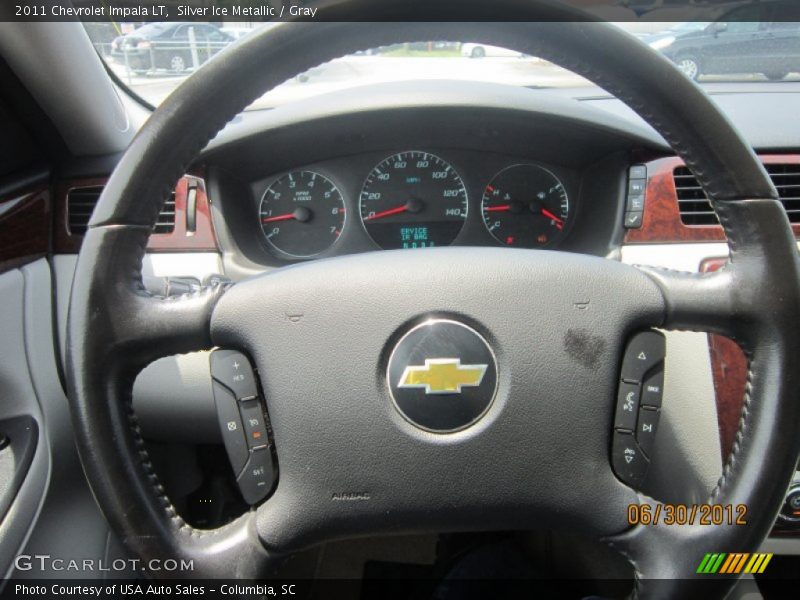 Silver Ice Metallic / Gray 2011 Chevrolet Impala LT