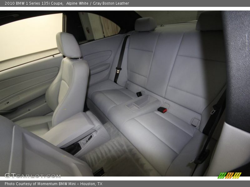 Rear Seat of 2010 1 Series 135i Coupe