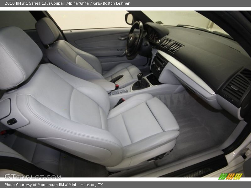 Front Seat of 2010 1 Series 135i Coupe