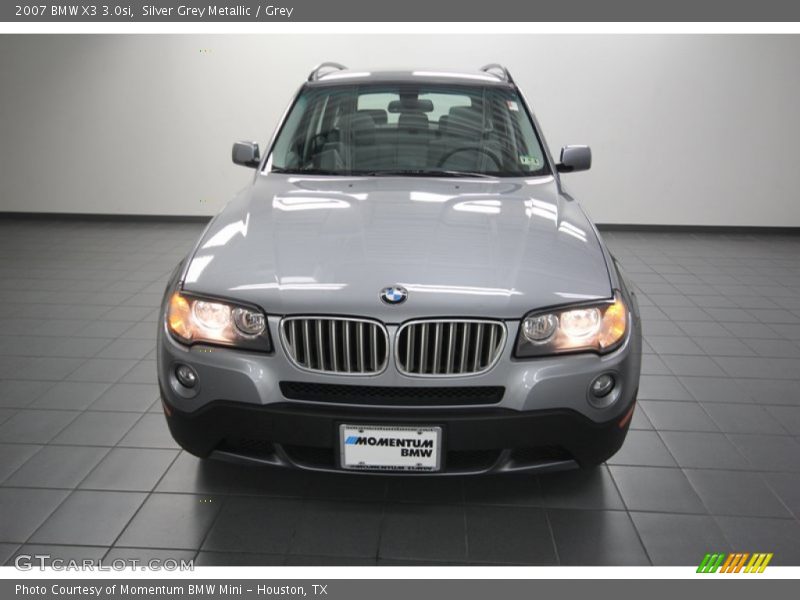 Silver Grey Metallic / Grey 2007 BMW X3 3.0si