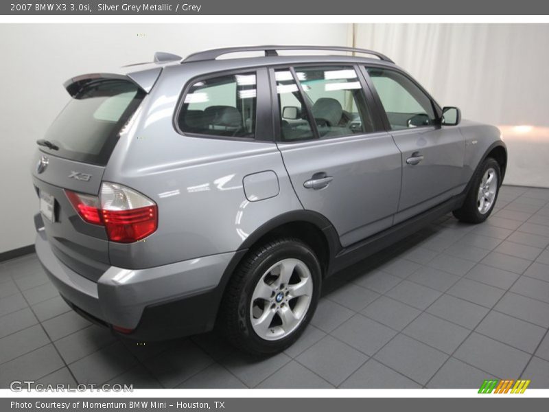 Silver Grey Metallic / Grey 2007 BMW X3 3.0si