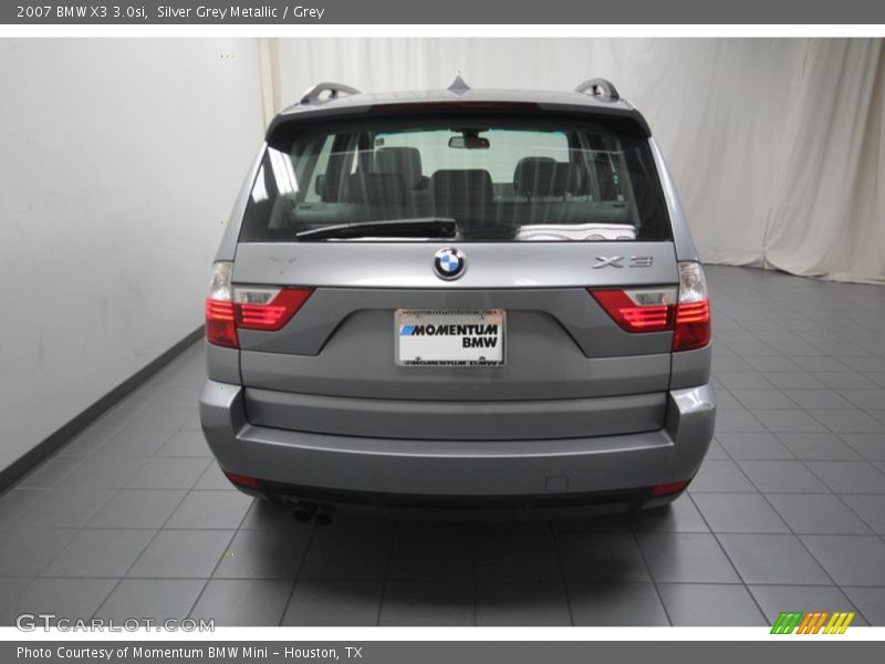 Silver Grey Metallic / Grey 2007 BMW X3 3.0si