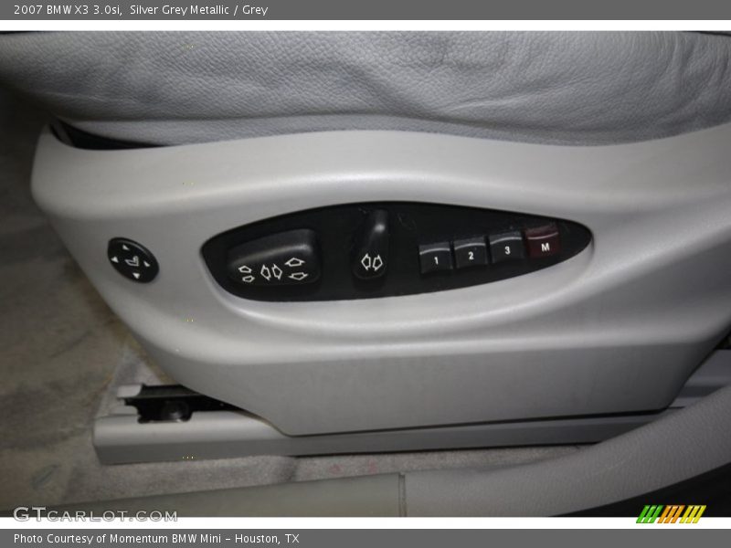 Silver Grey Metallic / Grey 2007 BMW X3 3.0si