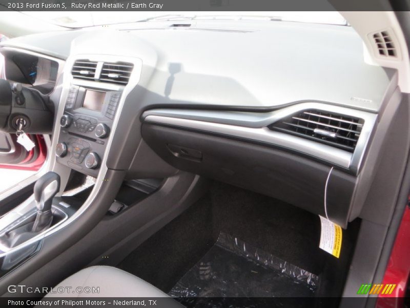 Ruby Red Metallic / Earth Gray 2013 Ford Fusion S