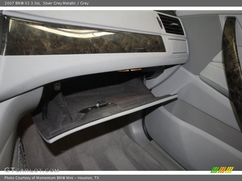 Silver Grey Metallic / Grey 2007 BMW X3 3.0si