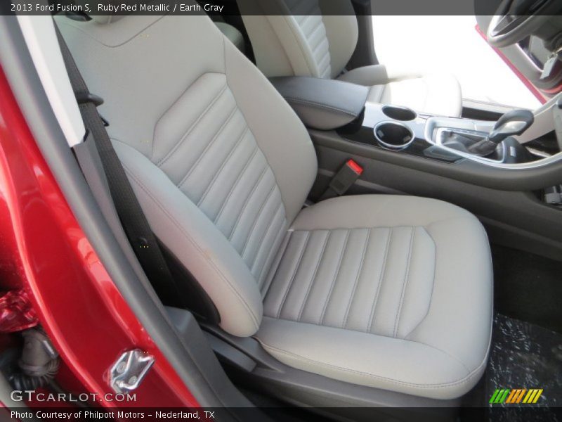 Ruby Red Metallic / Earth Gray 2013 Ford Fusion S