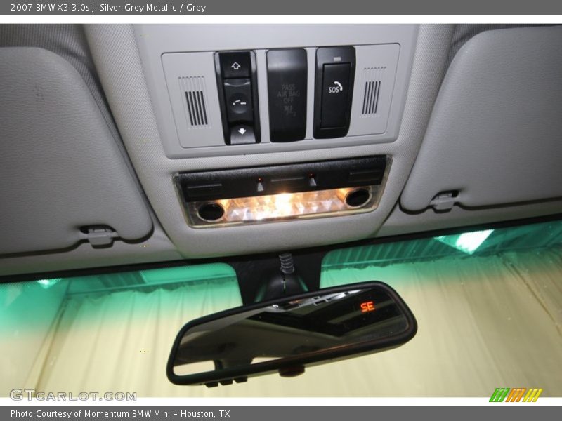 Silver Grey Metallic / Grey 2007 BMW X3 3.0si