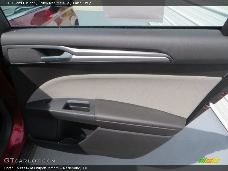 Ruby Red Metallic / Earth Gray 2013 Ford Fusion S