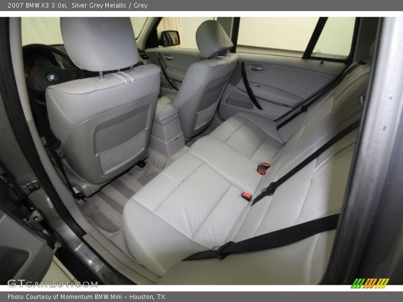 Silver Grey Metallic / Grey 2007 BMW X3 3.0si