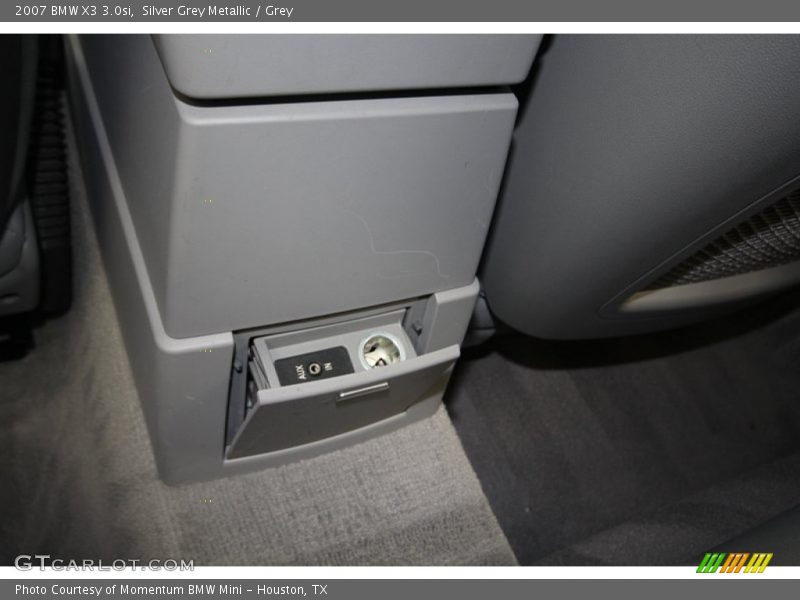 Silver Grey Metallic / Grey 2007 BMW X3 3.0si