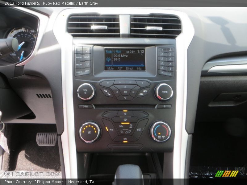 Ruby Red Metallic / Earth Gray 2013 Ford Fusion S