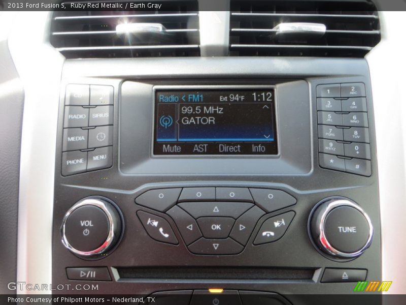 Ruby Red Metallic / Earth Gray 2013 Ford Fusion S
