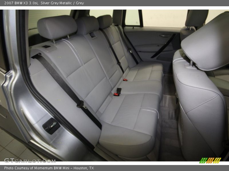Silver Grey Metallic / Grey 2007 BMW X3 3.0si
