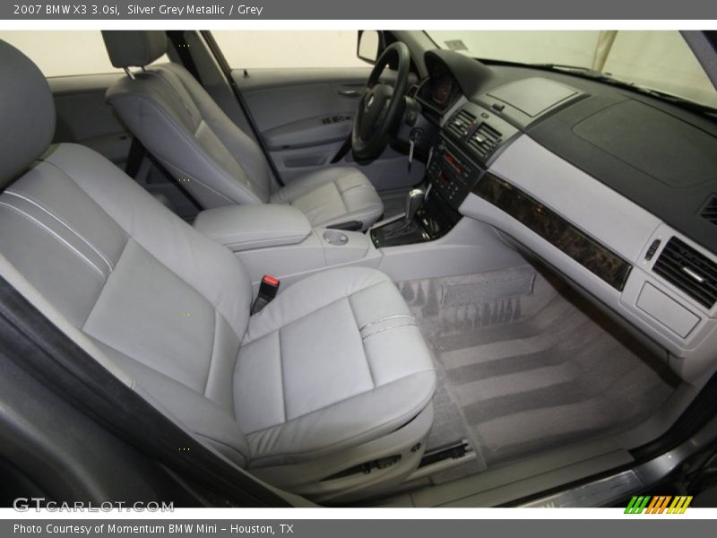 Silver Grey Metallic / Grey 2007 BMW X3 3.0si