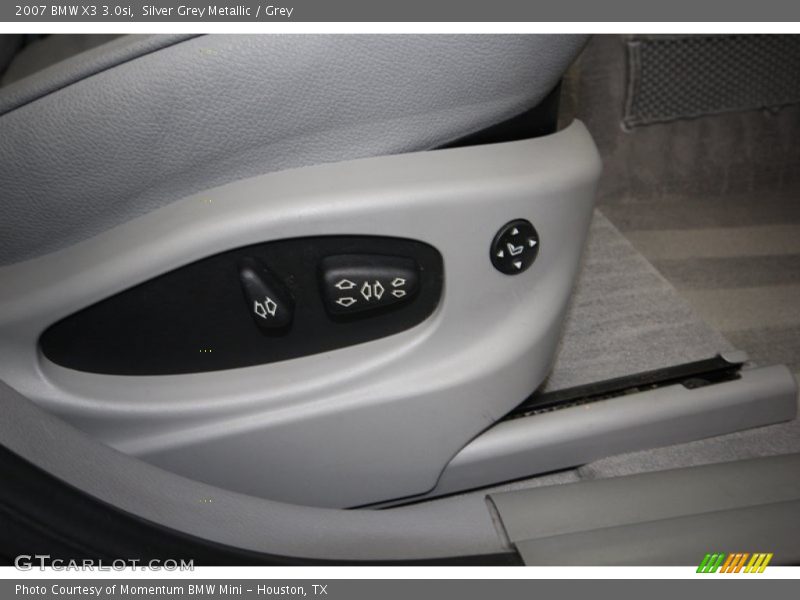 Silver Grey Metallic / Grey 2007 BMW X3 3.0si