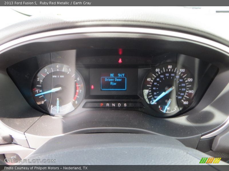 Ruby Red Metallic / Earth Gray 2013 Ford Fusion S