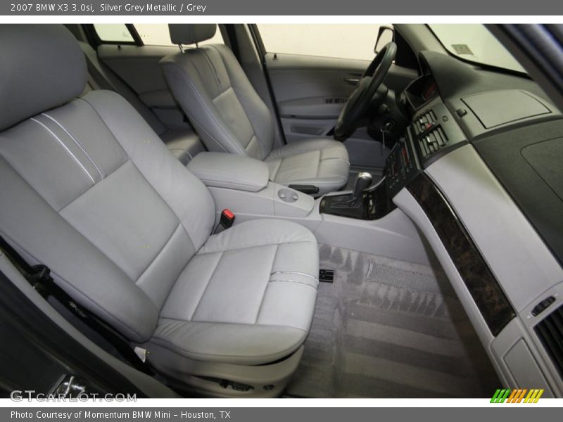 Silver Grey Metallic / Grey 2007 BMW X3 3.0si