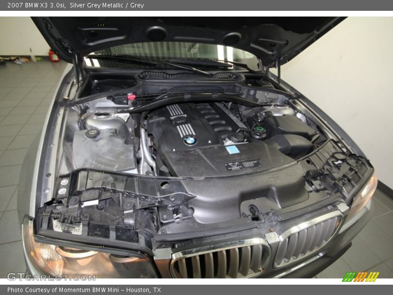 Silver Grey Metallic / Grey 2007 BMW X3 3.0si