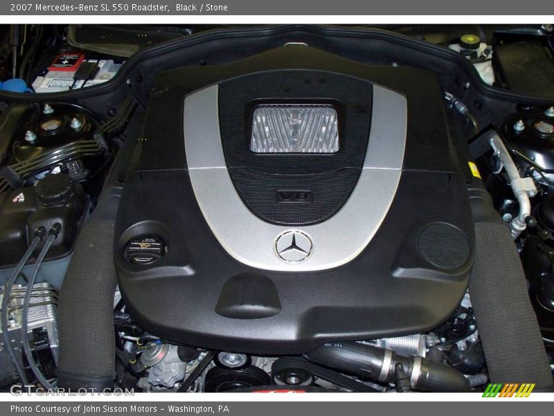 Black / Stone 2007 Mercedes-Benz SL 550 Roadster
