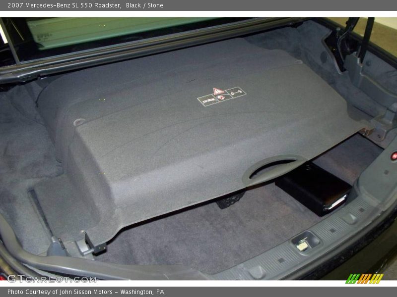 Black / Stone 2007 Mercedes-Benz SL 550 Roadster