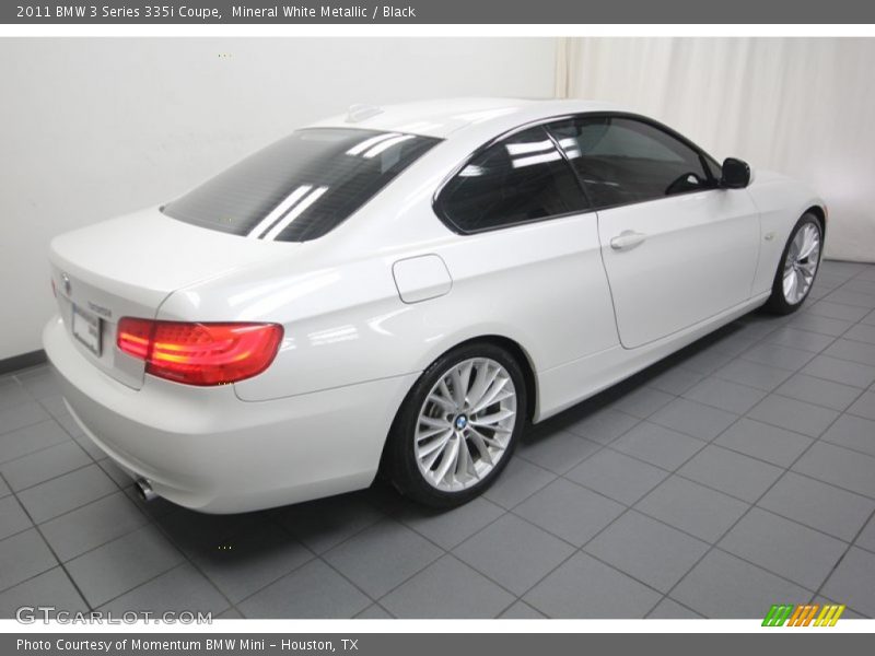 Mineral White Metallic / Black 2011 BMW 3 Series 335i Coupe