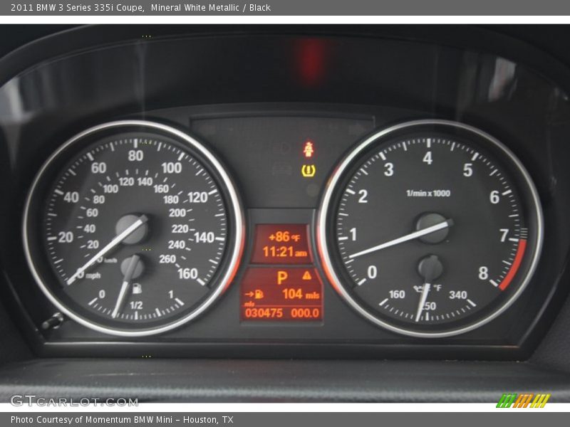  2011 3 Series 335i Coupe 335i Coupe Gauges