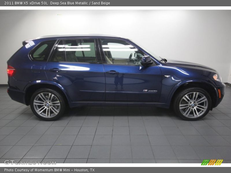  2011 X5 xDrive 50i Deep Sea Blue Metallic