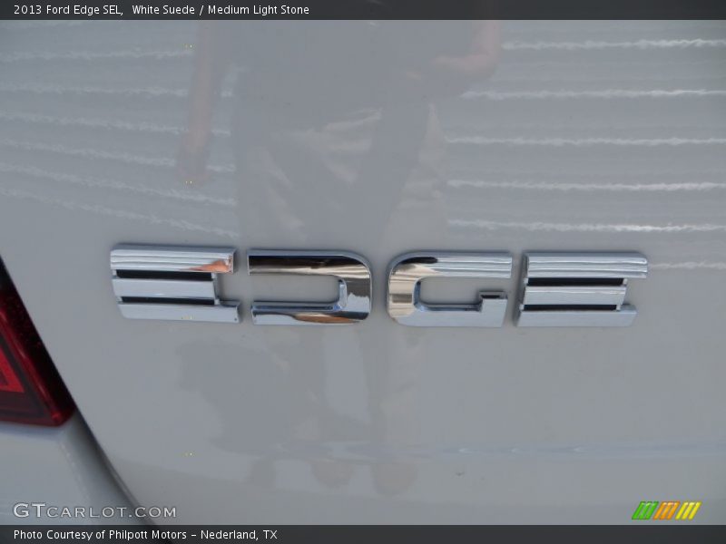White Suede / Medium Light Stone 2013 Ford Edge SEL