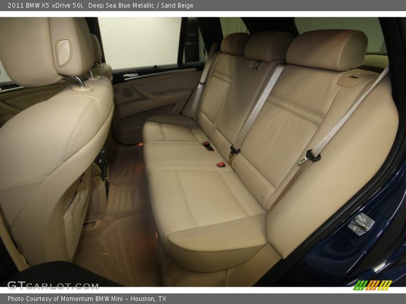 Deep Sea Blue Metallic / Sand Beige 2011 BMW X5 xDrive 50i