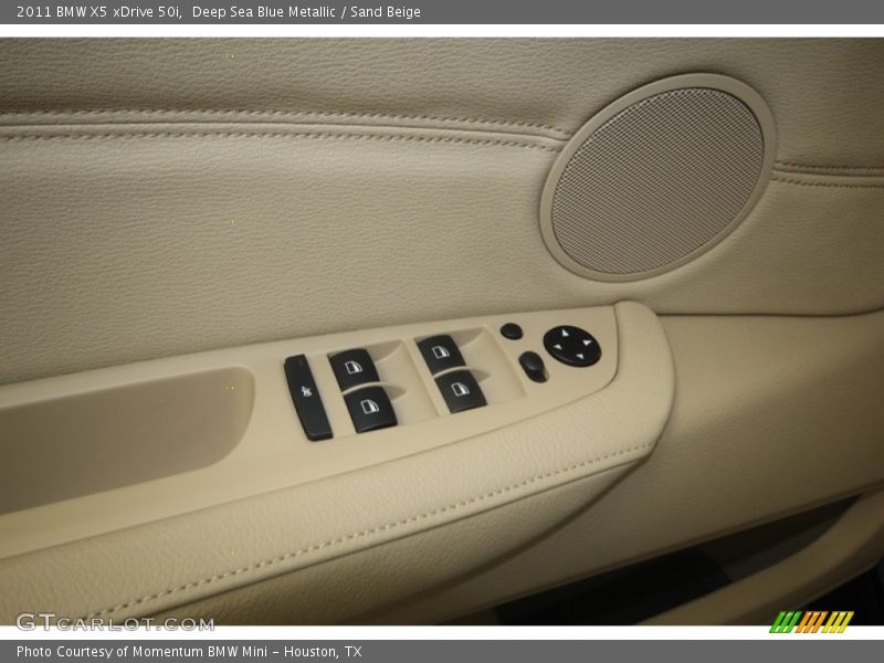 Deep Sea Blue Metallic / Sand Beige 2011 BMW X5 xDrive 50i