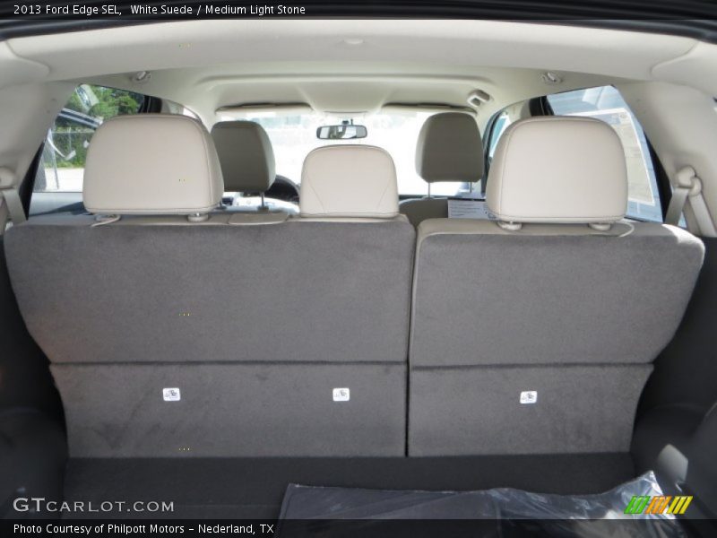White Suede / Medium Light Stone 2013 Ford Edge SEL
