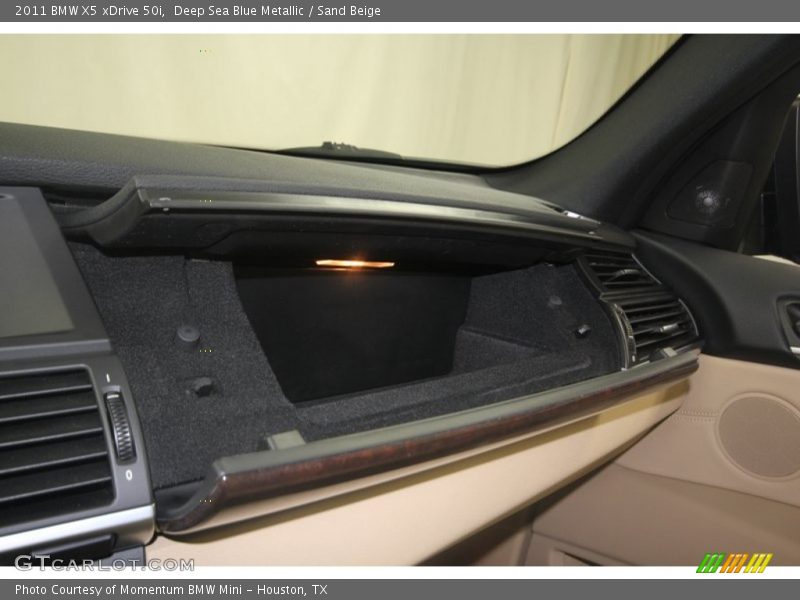 Deep Sea Blue Metallic / Sand Beige 2011 BMW X5 xDrive 50i