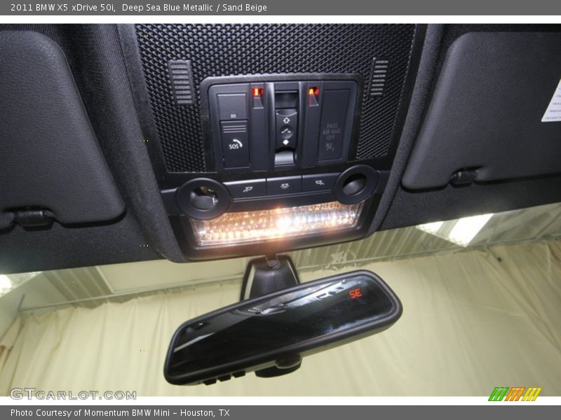 Deep Sea Blue Metallic / Sand Beige 2011 BMW X5 xDrive 50i