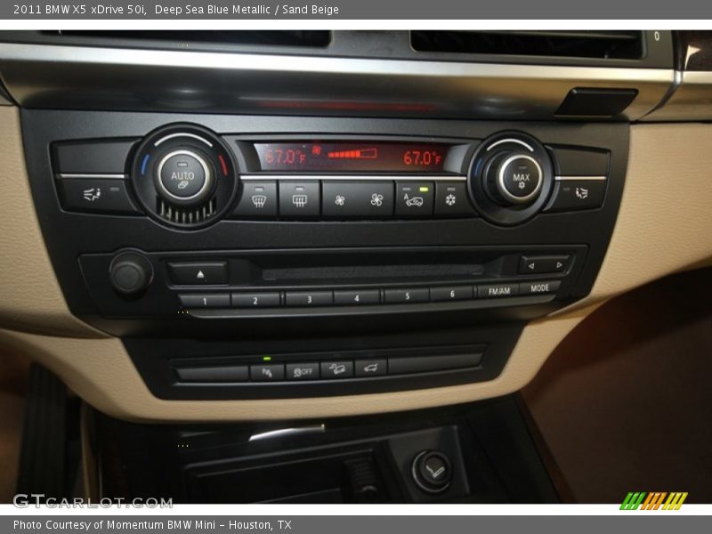 Deep Sea Blue Metallic / Sand Beige 2011 BMW X5 xDrive 50i