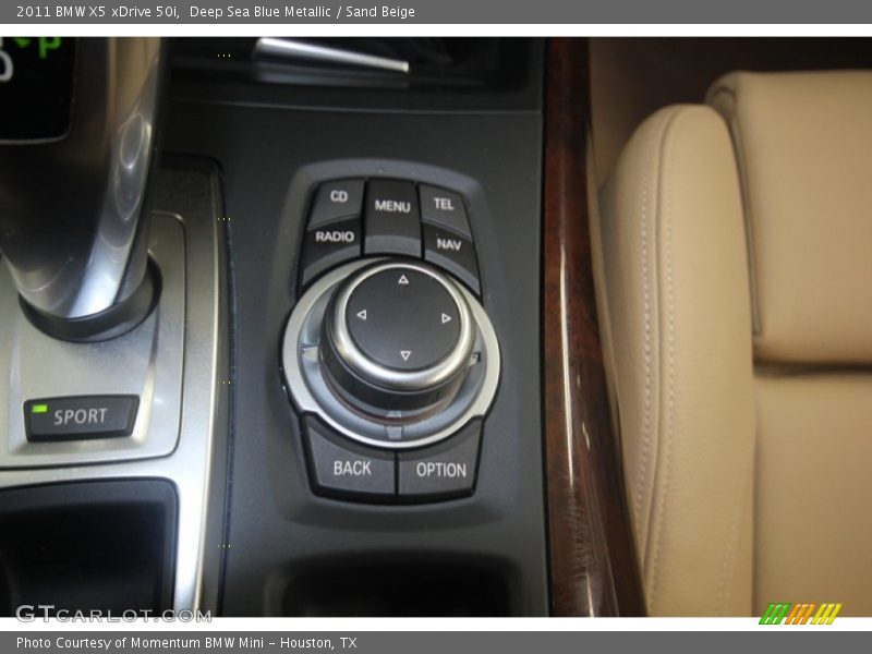 Deep Sea Blue Metallic / Sand Beige 2011 BMW X5 xDrive 50i