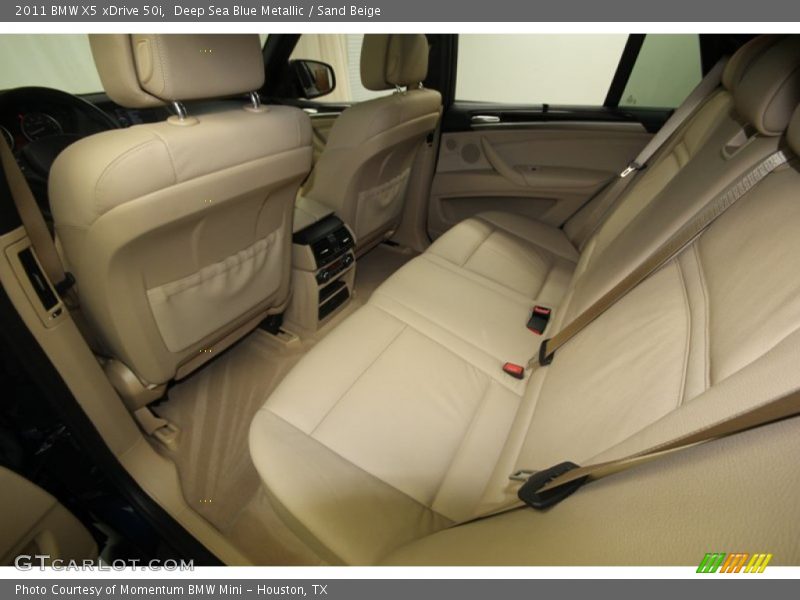 Deep Sea Blue Metallic / Sand Beige 2011 BMW X5 xDrive 50i