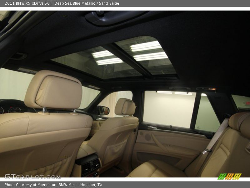 Deep Sea Blue Metallic / Sand Beige 2011 BMW X5 xDrive 50i