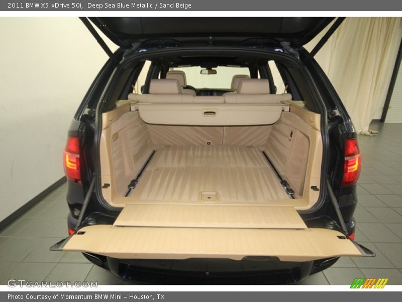 Deep Sea Blue Metallic / Sand Beige 2011 BMW X5 xDrive 50i