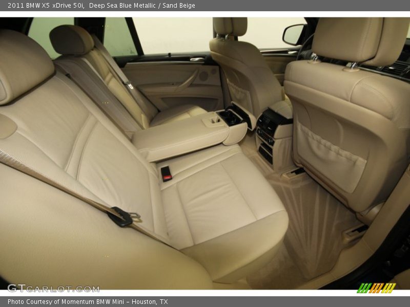 Deep Sea Blue Metallic / Sand Beige 2011 BMW X5 xDrive 50i