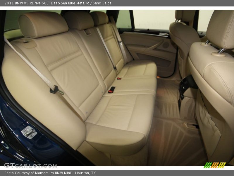 Deep Sea Blue Metallic / Sand Beige 2011 BMW X5 xDrive 50i