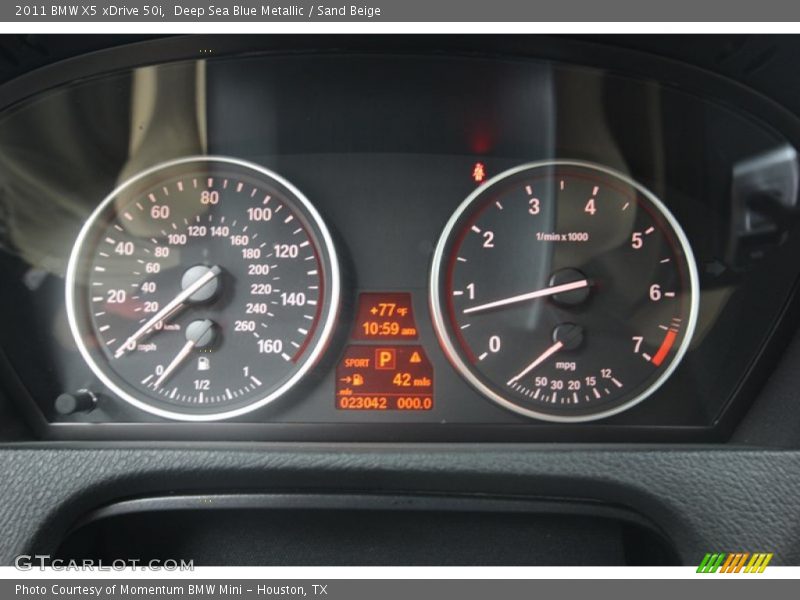  2011 X5 xDrive 50i xDrive 50i Gauges