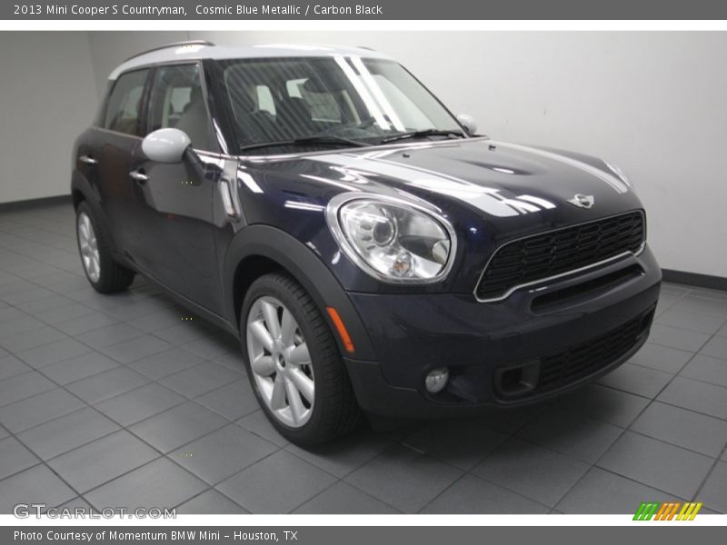 Cosmic Blue Metallic / Carbon Black 2013 Mini Cooper S Countryman
